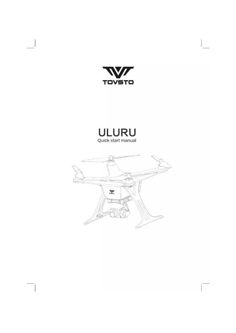 Page 1 de la notice Manuel utilisateur Tovsto Uluru