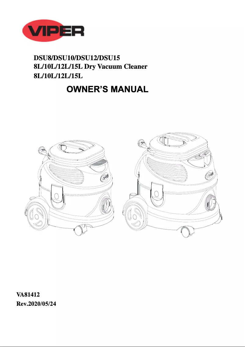 Page 1 de la notice Manuel utilisateur Viper DSU10