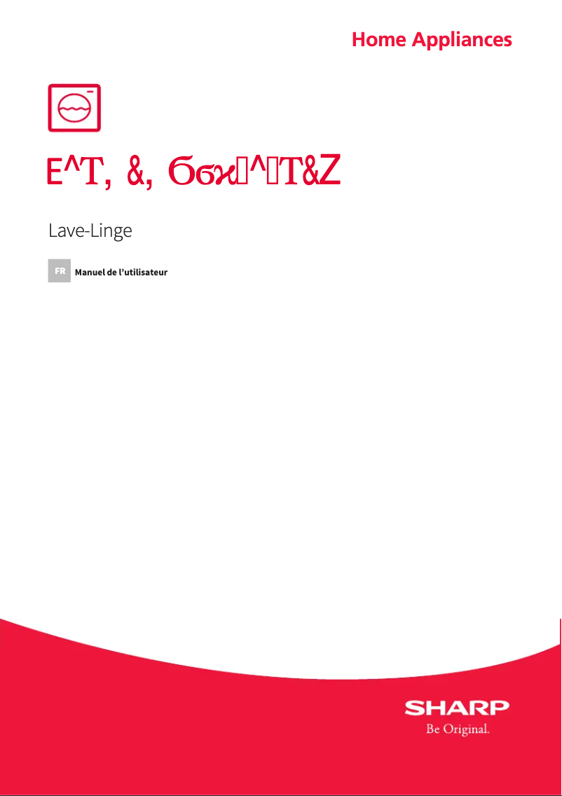 Image de la première page du manuel de l'appareil ES-HFH014ESC-FR