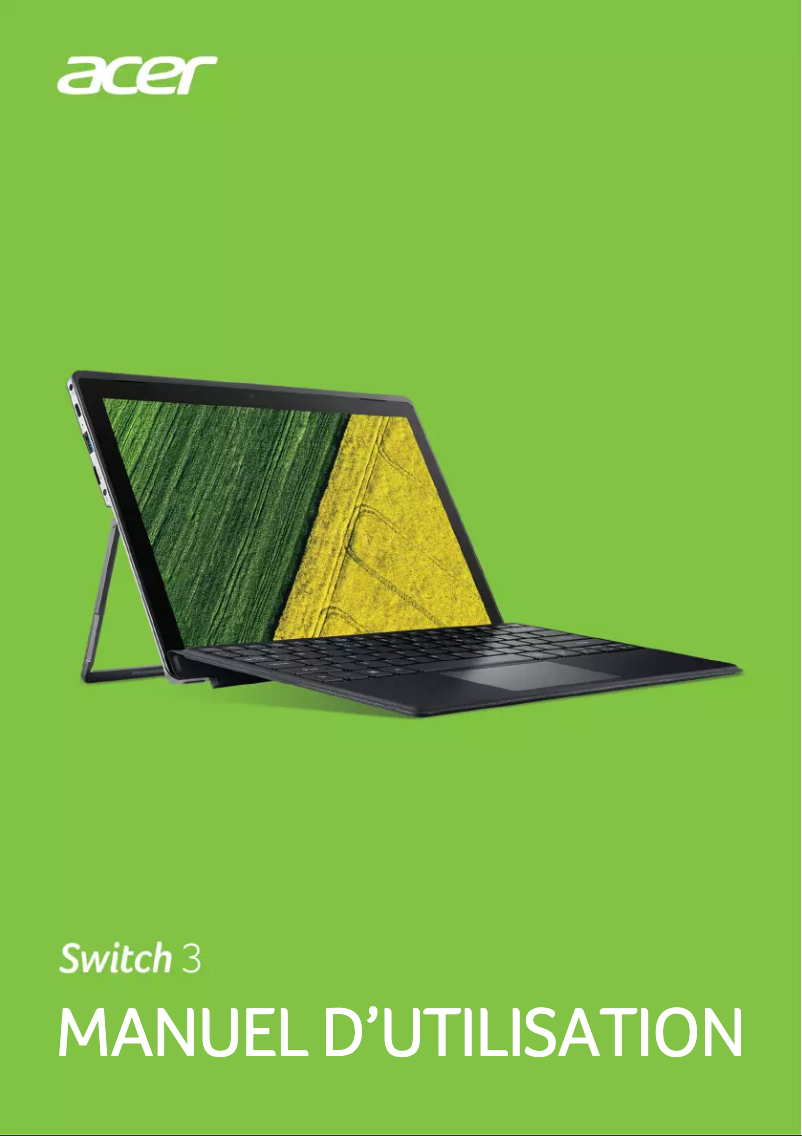 Página 1 del manual Manual de usuario Acer Switch 3