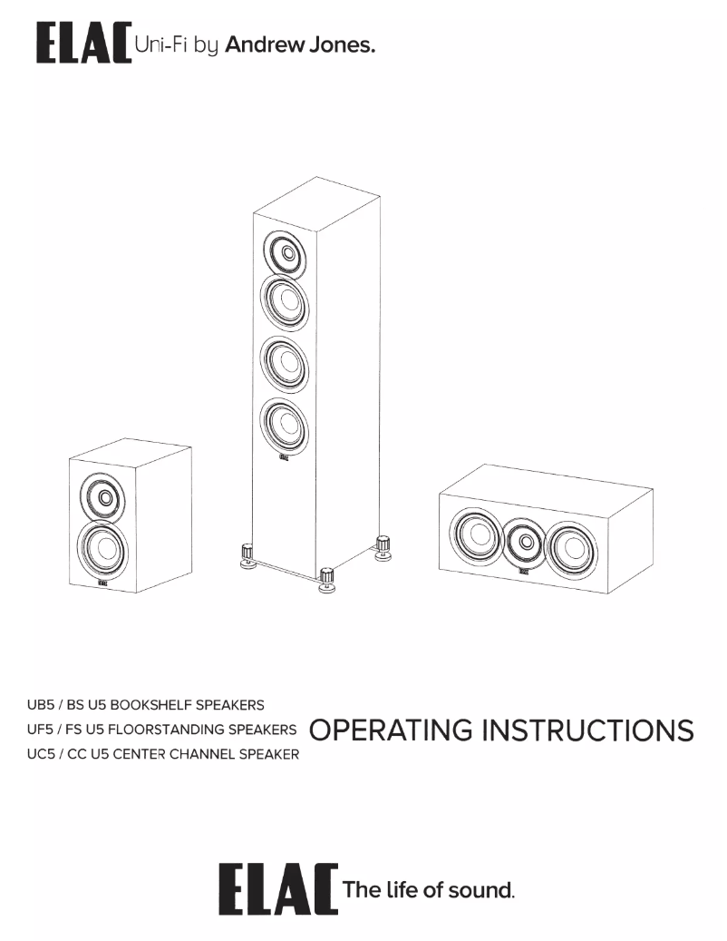Image de la première page du manuel de l'appareil Uni-Fi FS U5 Slim