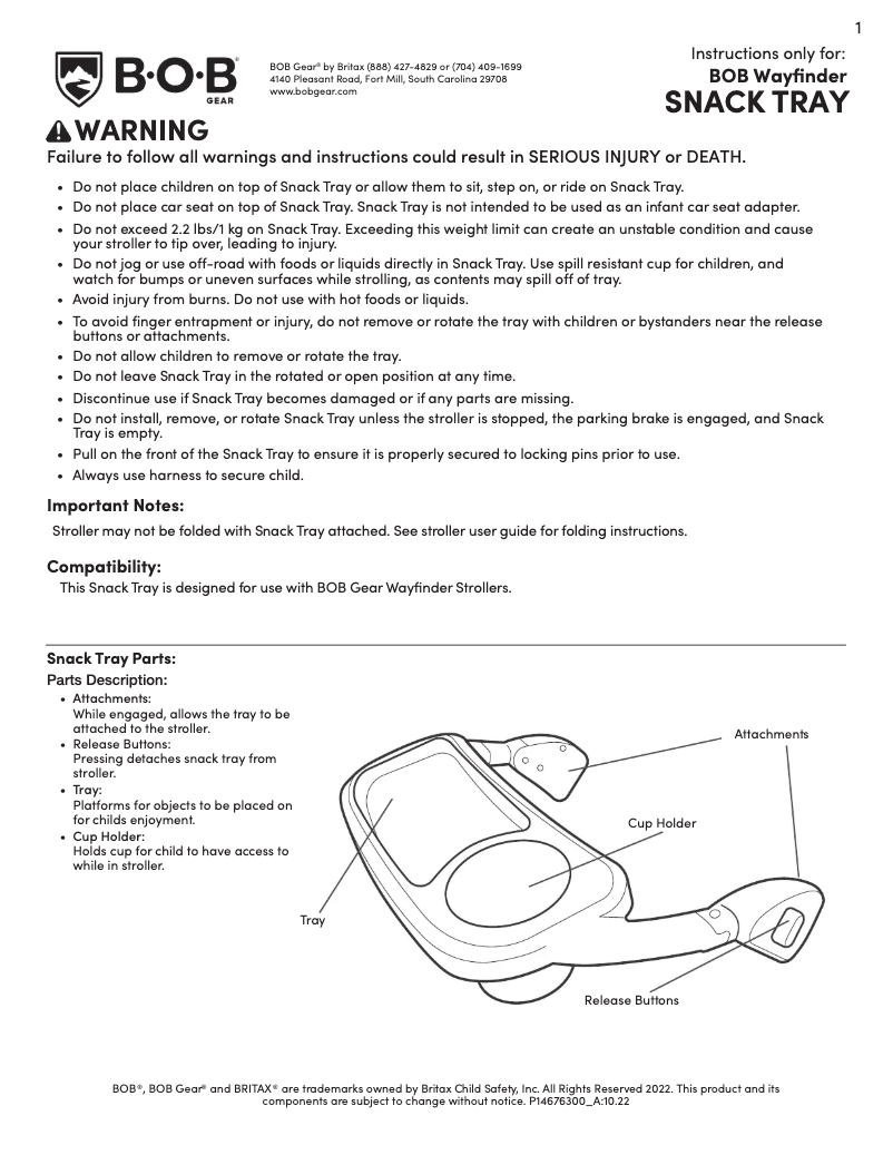 Imagen de la primera página del manual del dispositivo Wayfinder