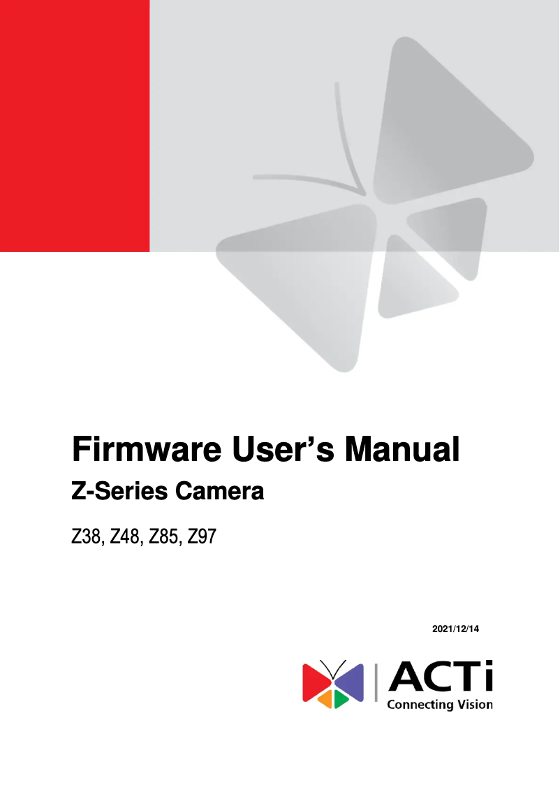 Image de la première page du manuel de l'appareil Z48