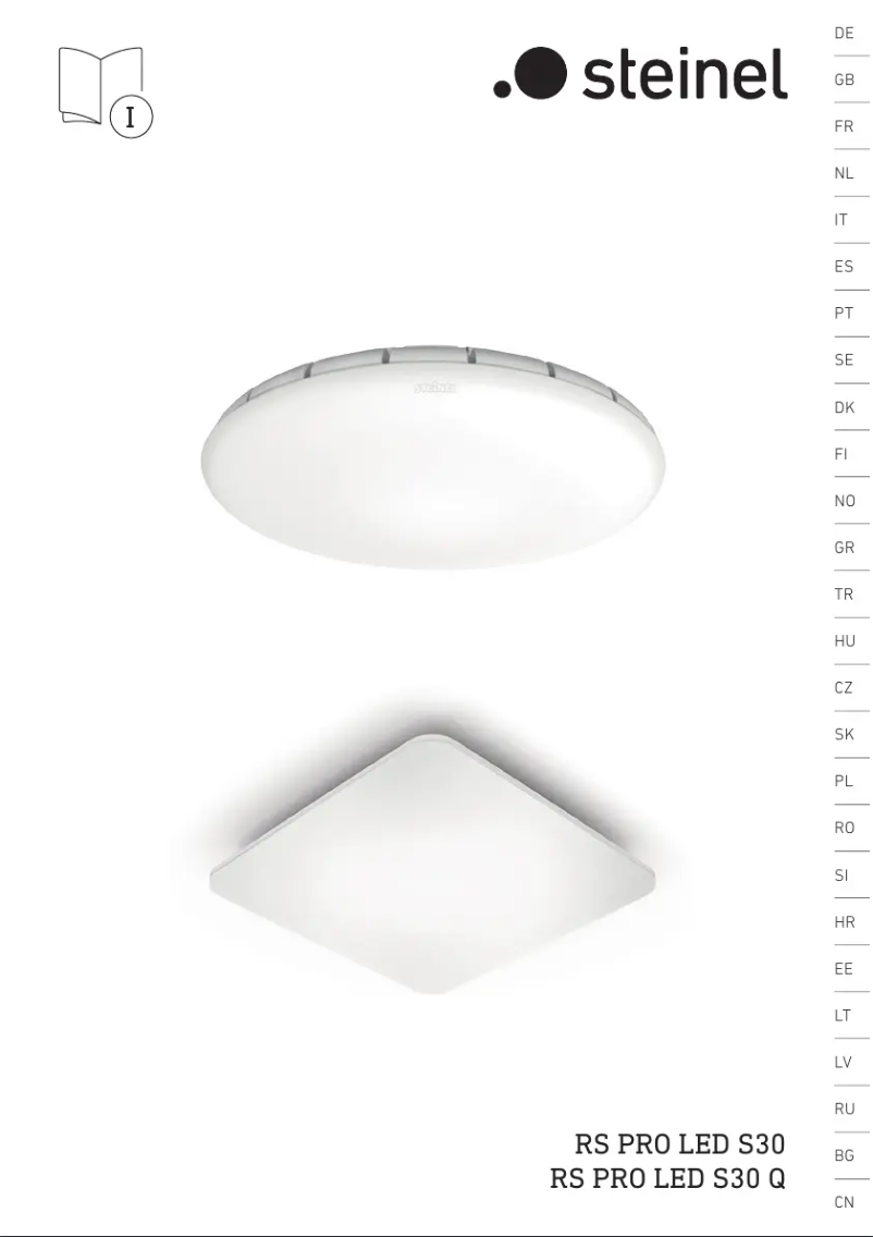 Page n°1 - Manuel utilisateur Steinel RS PRO S30 SC