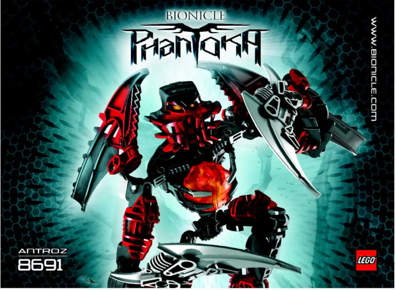 Image de la première page du manuel de l'appareil Bionicle 8691