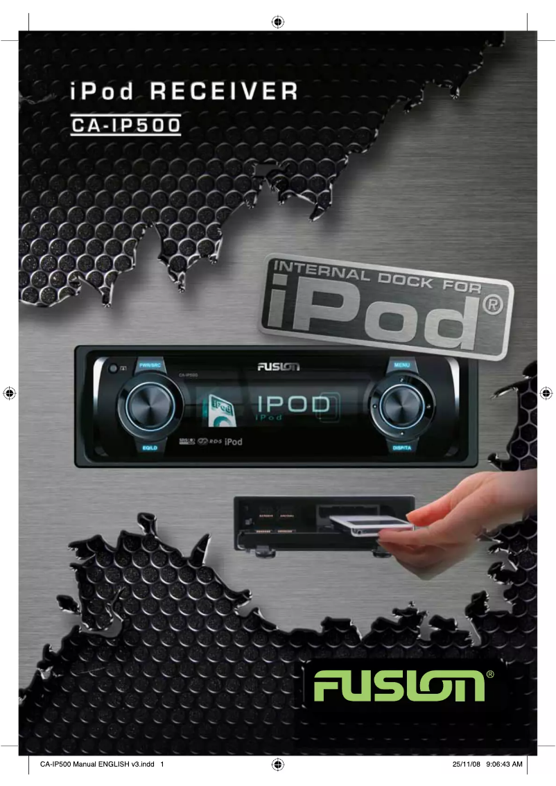 Page 1 de la notice Manuel utilisateur Fusion CA-IP500