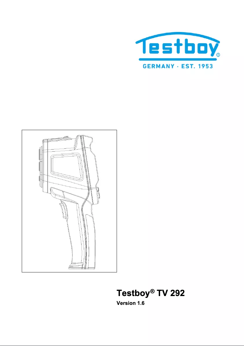 Página 1 del manual Manual de usuario Testboy TV 292
