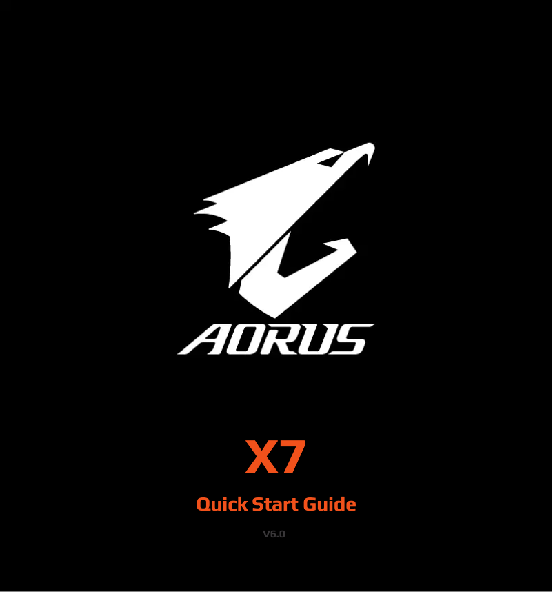 Página 1 del manual Manual de usuario AORUS X7 v7
