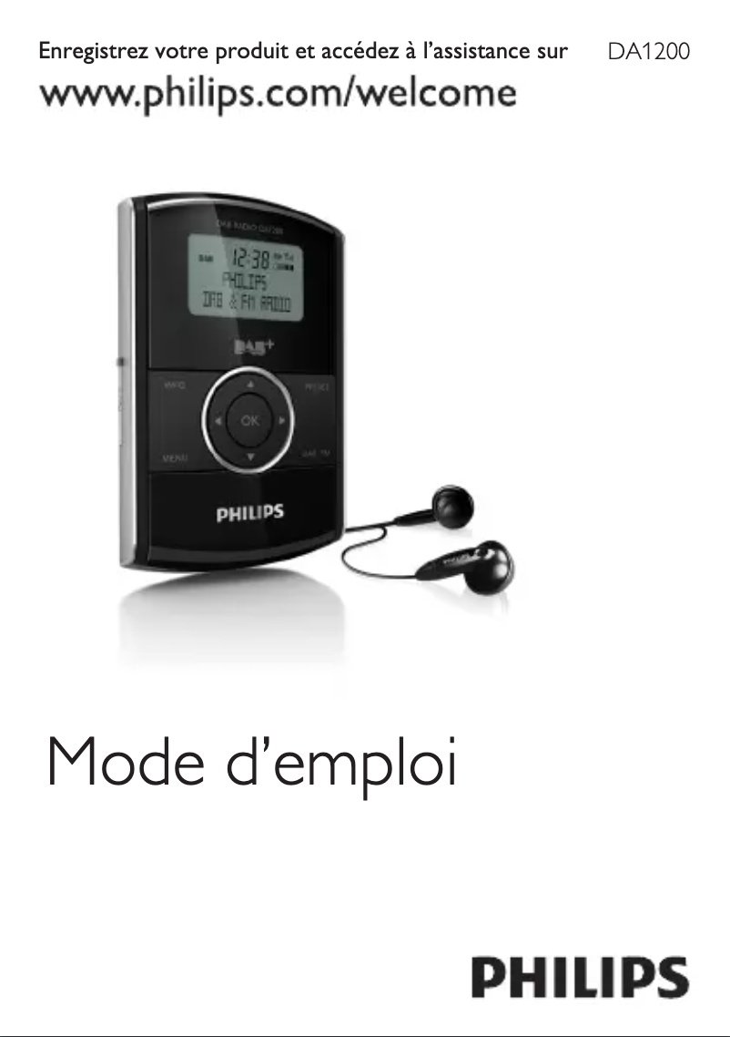 Page n°1 - Manuel utilisateur Philips DA1200