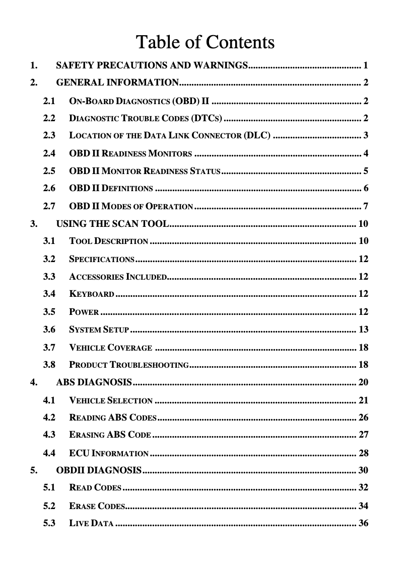 Image de la première page du manuel de l'appareil AutoLink AL609