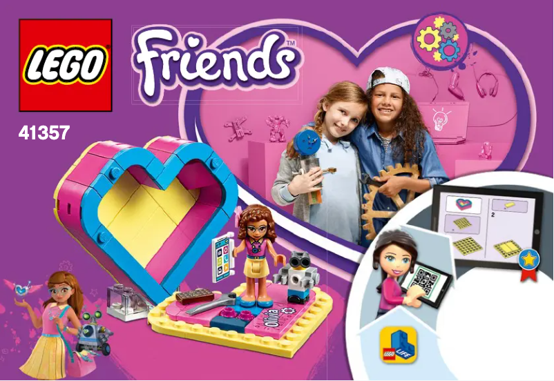 Page 1 de la notice Manuel utilisateur Lego Friends 41357