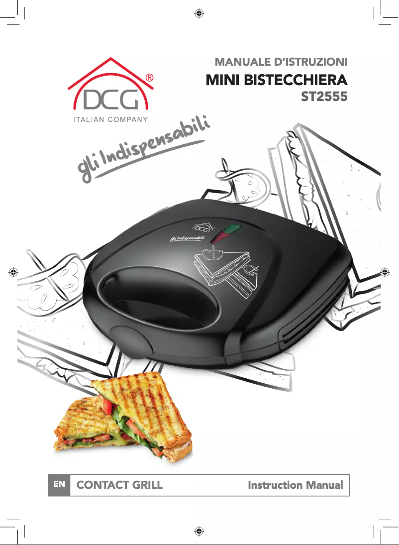 Page 1 de la notice Manuel utilisateur DCG ST2555