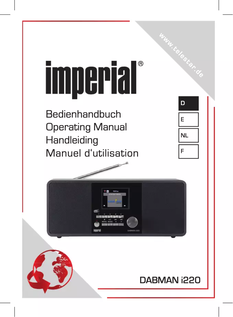 Image de la première page du manuel de l'appareil Dabman i200