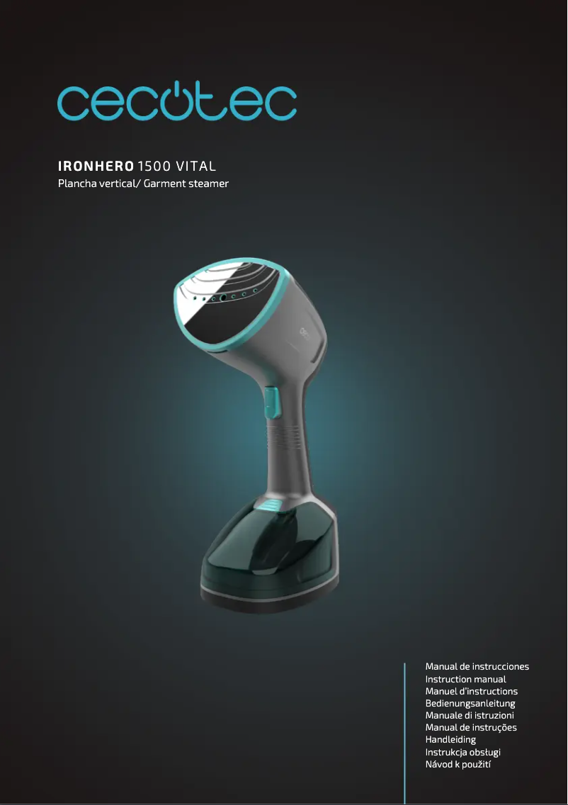 Page n°1 - Manuel utilisateur Cecotec IronHero 1500 Vital