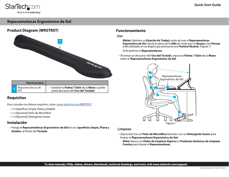 Image de la première page du manuel de l'appareil WRSTRST