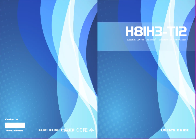 Image de la première page du manuel de l'appareil H81H3-TI2