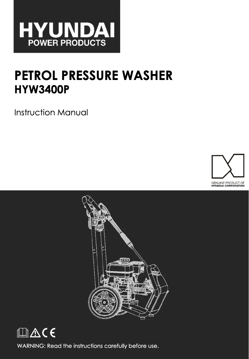 Page 1 de la notice Manuel utilisateur Hyundai HYW3400P