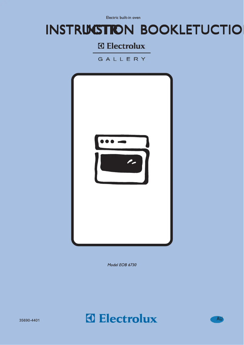 Page 1 de la notice Manuel utilisateur Electrolux EOB 6730