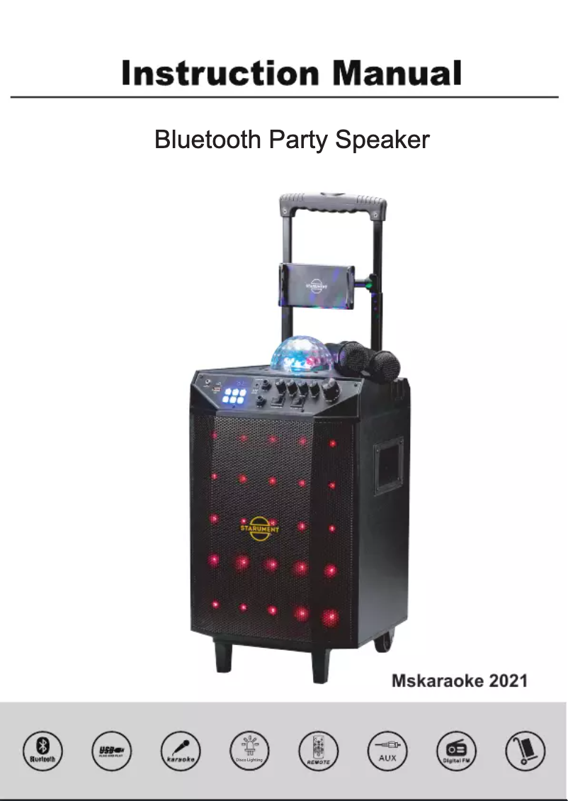 Page 1 de la notice Manuel utilisateur Starument Star Pro 500