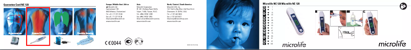Page 1 de la notice Manuel utilisateur Microlife NC 120