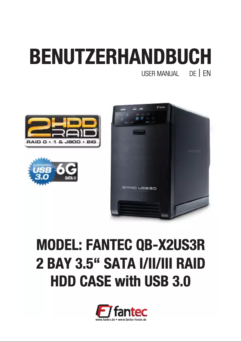 Page n°1 - Manuel utilisateur Typhoon QB-X2US3R