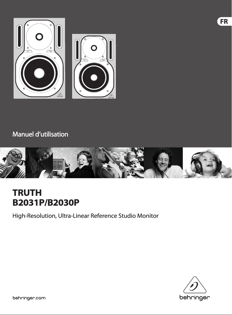 Page 1 de la notice Manuel utilisateur Behringer Truth B2031P
