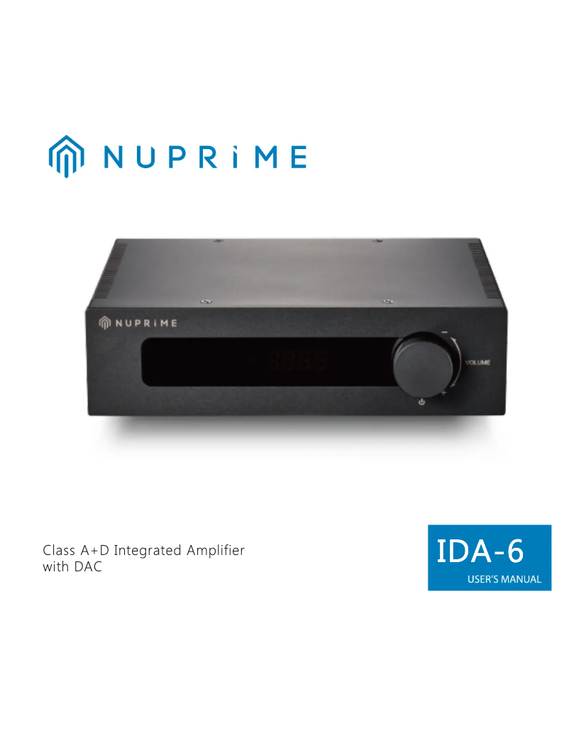 Page n°1 - Manuel utilisateur NuPrime IDA-6