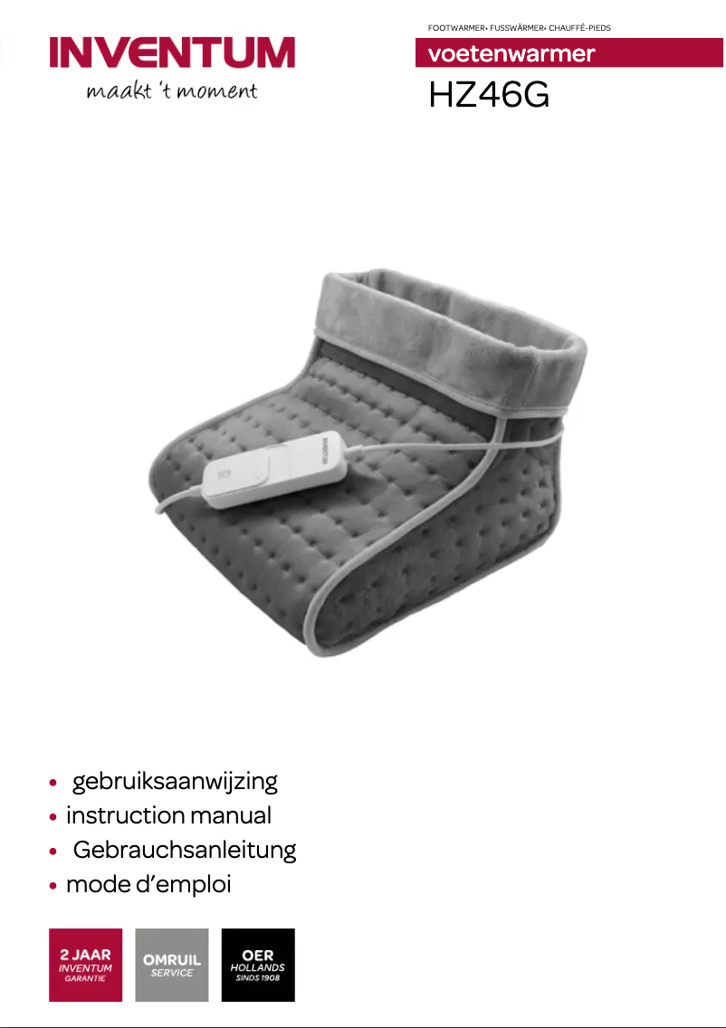 Página 1 del manual Manual de usuario Inventum HZ46G