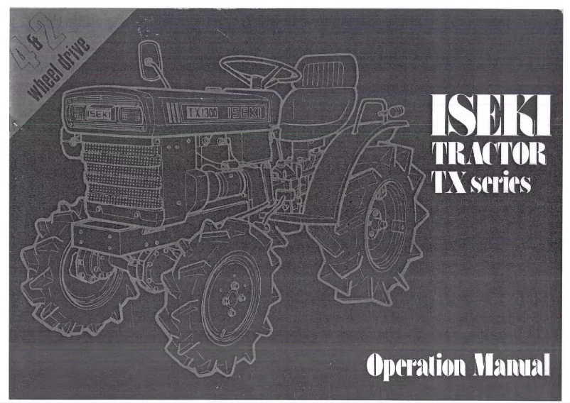 Image de la première page du manuel de l'appareil TX1300