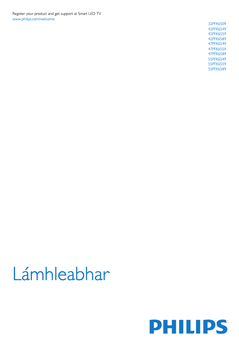 Página 1 del manual Manual de usuario Philips 47PFK6589