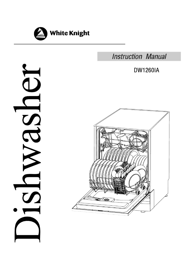Page 1 de la notice Manuel utilisateur White Knight DW1260IA