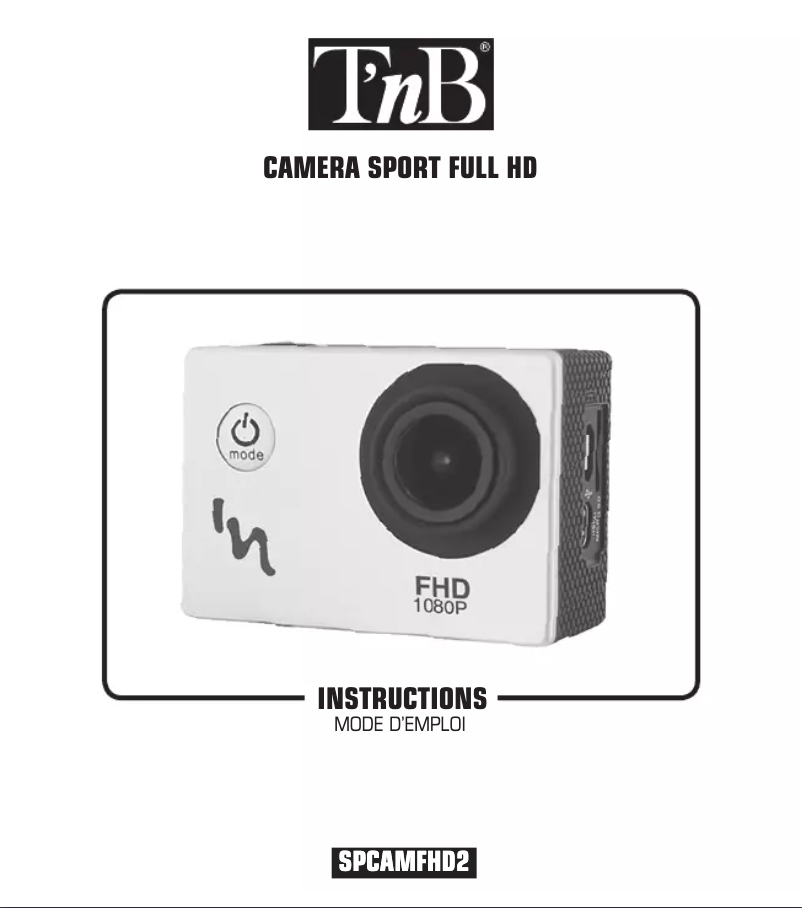 Page 1 de la notice Manuel utilisateur T'nB SPCAMFHD2