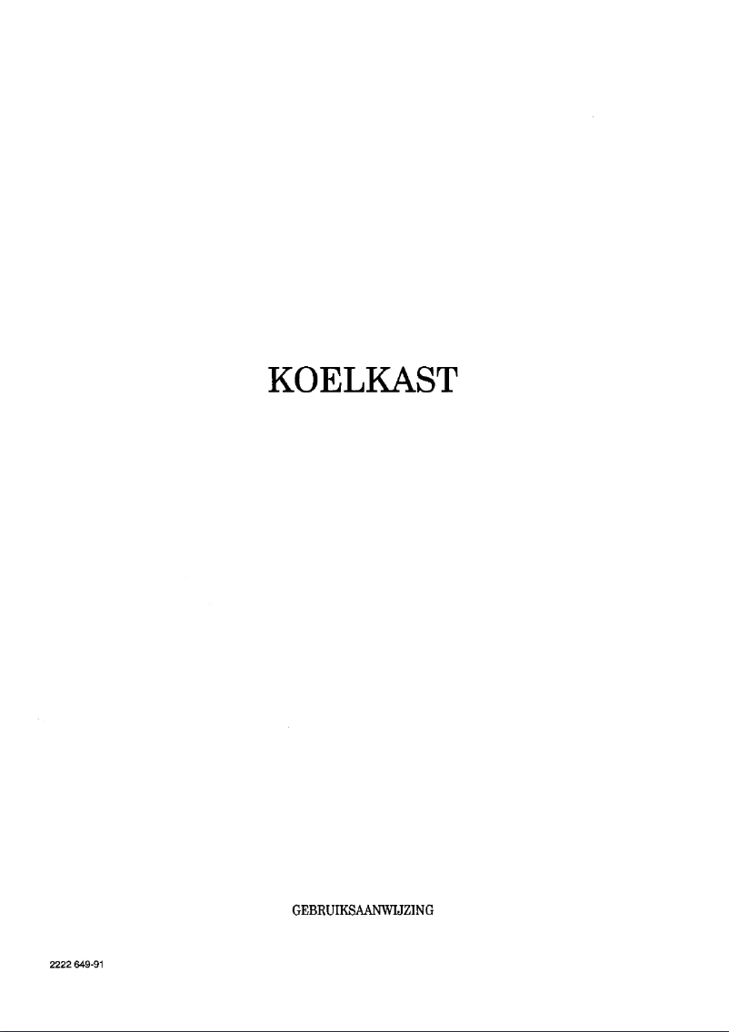 Page 1 de la notice Manuel utilisateur Frigidaire R 1464 T