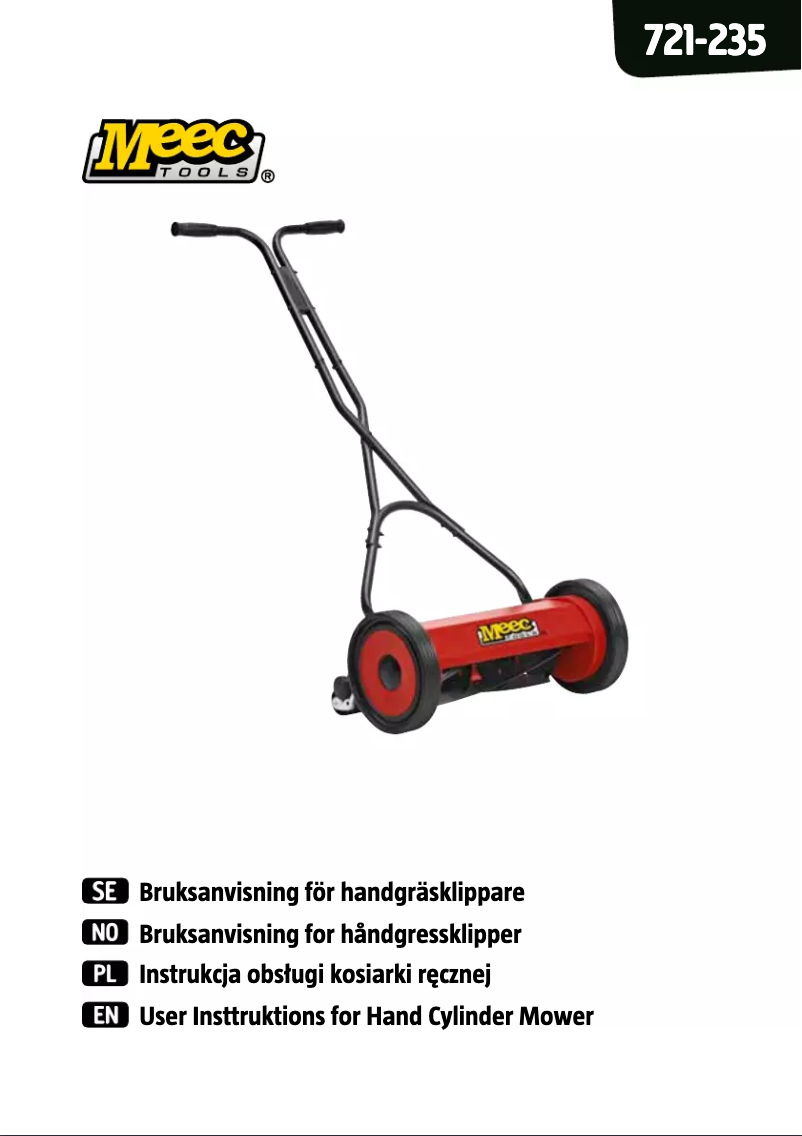 Image de la première page du manuel de l'appareil 721-235