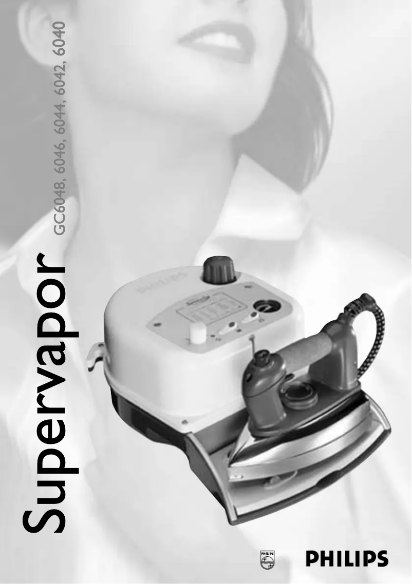 First page image of the manual for Supervapor GC6040