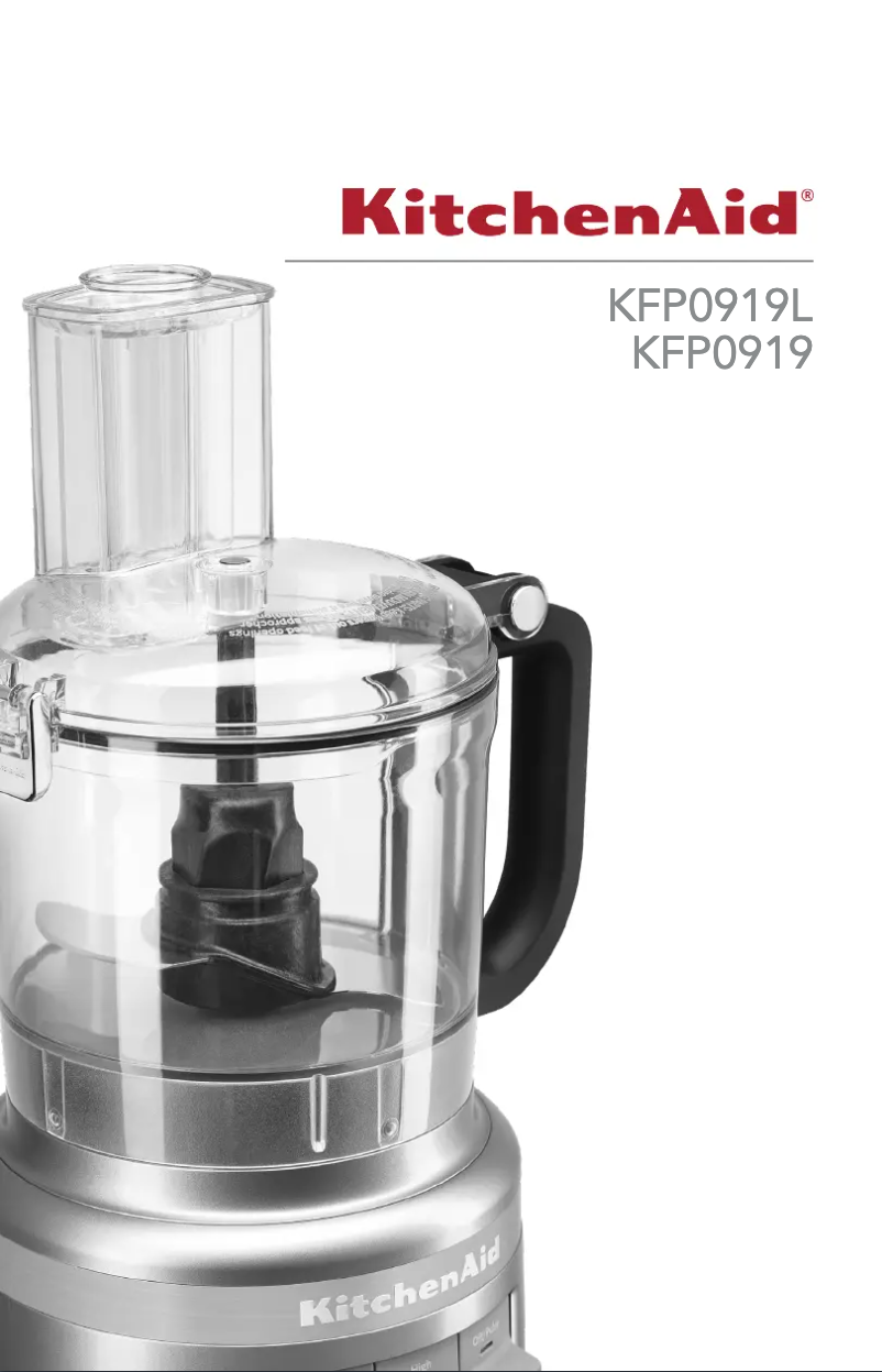 Page n°1 - Manuel utilisateur KitchenAid KFP0919