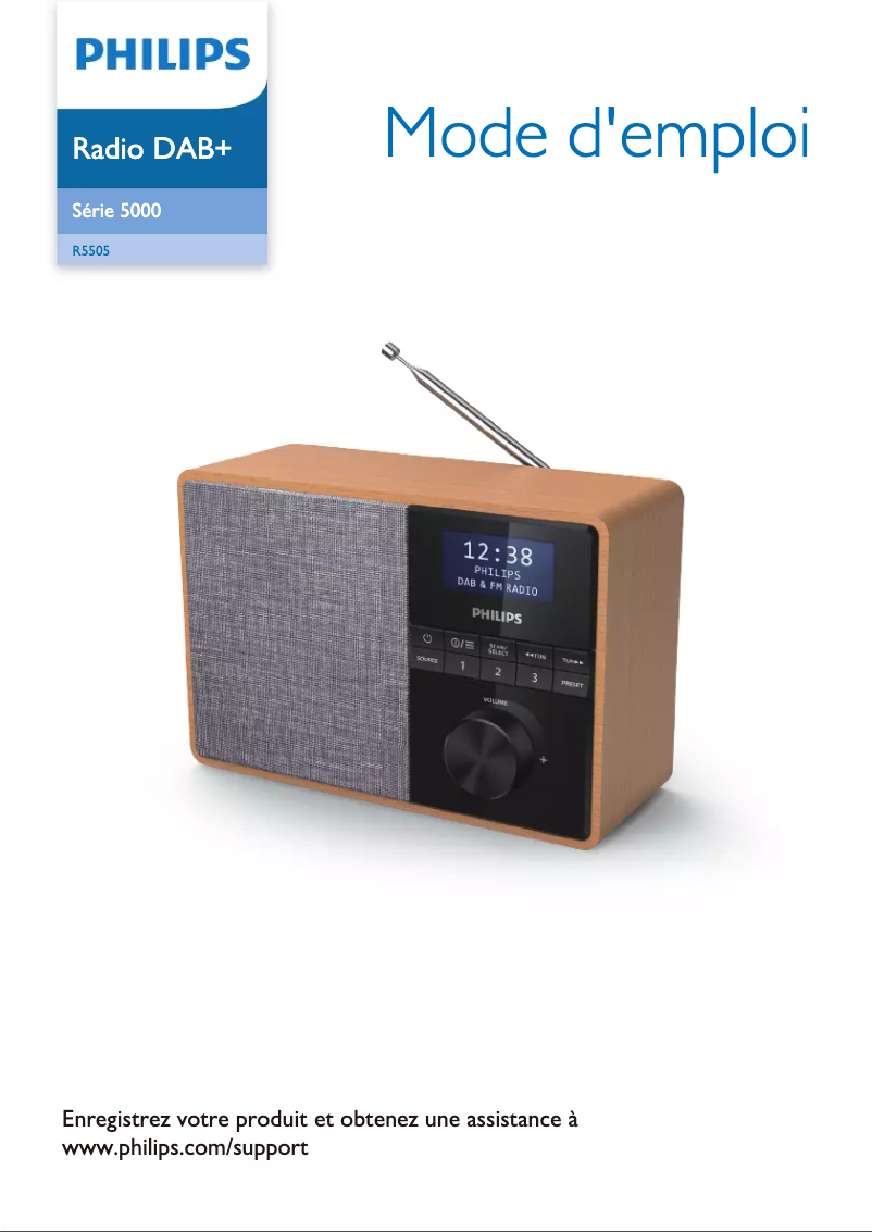 Page n°1 - Manuel utilisateur Philips R5505