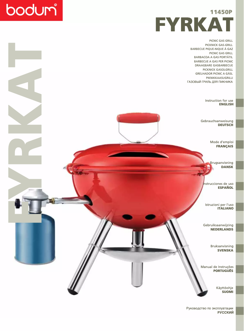 Page n°1 - Manuel utilisateur Bodum Fyrkat 11450