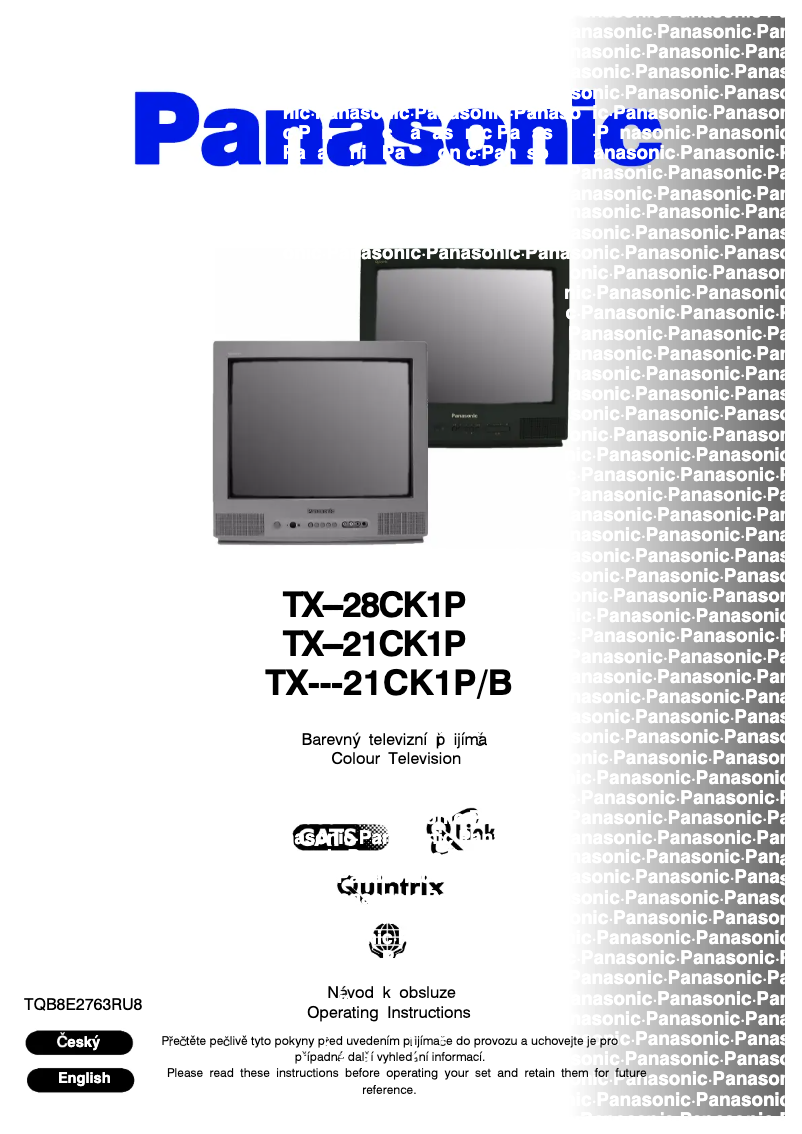 Imagen de la primera página del manual del dispositivo TX-28CK1P