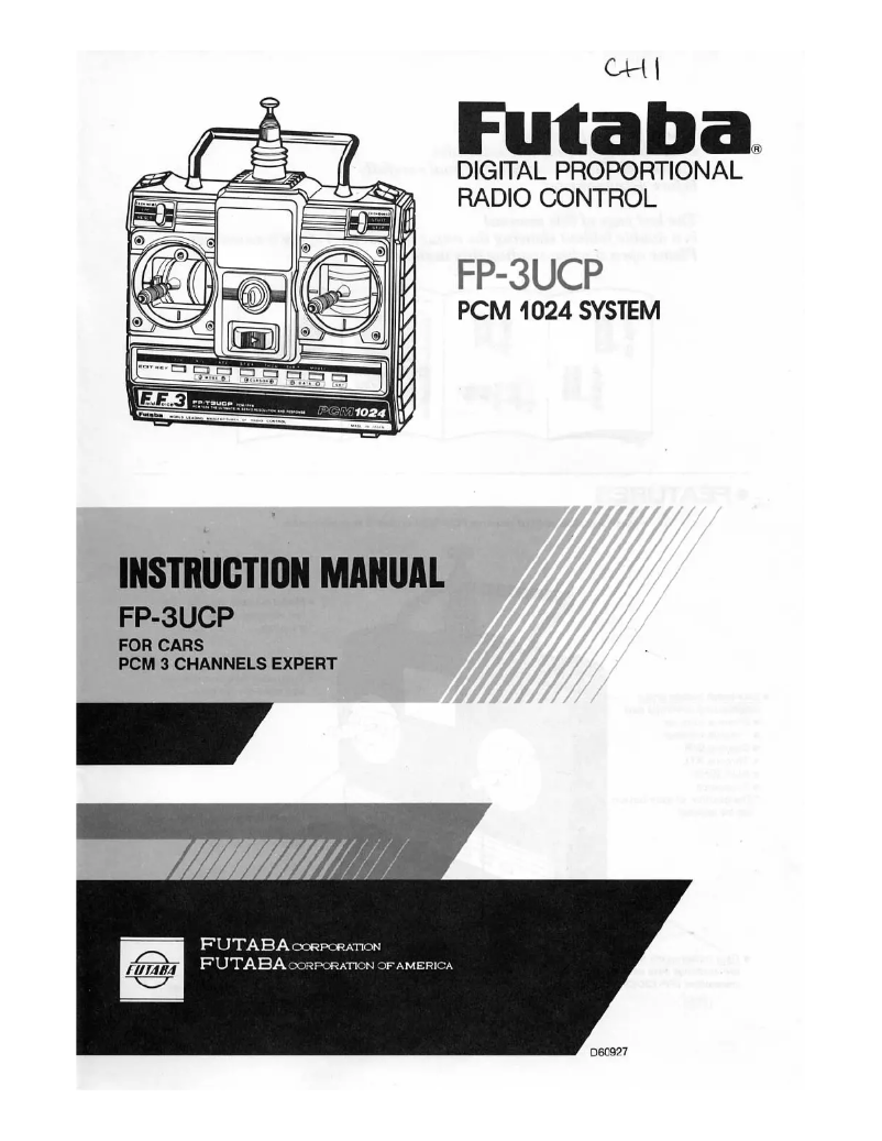 Image de la première page du manuel de l'appareil FP3UCP