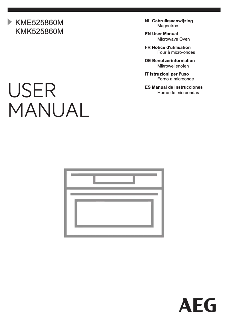 Page 1 de la notice Manuel utilisateur Electrolux KME525860M