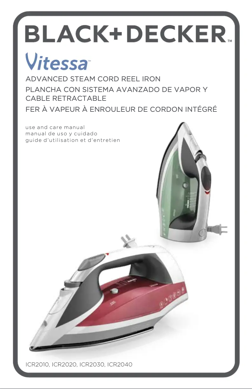 Image de la première page du manuel de l'appareil ICR2040