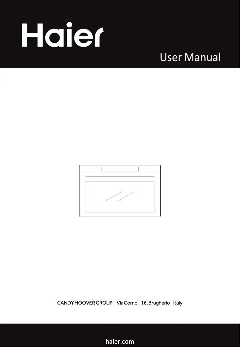 Image de la première page du manuel de l'appareil HWO38MG2BHXBD