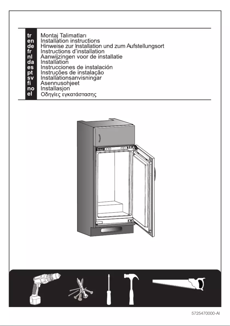 Page 1 de la notice Instructions / montage Grundig GTNI 10320