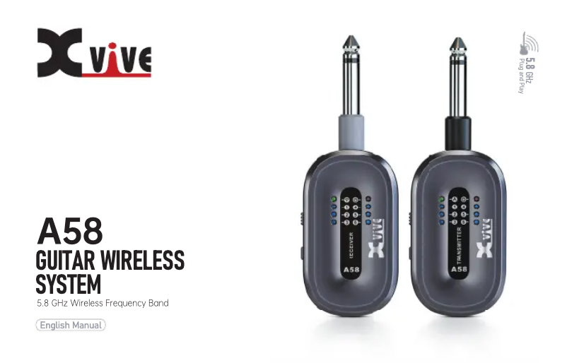 Image de la première page du manuel de l'appareil A58