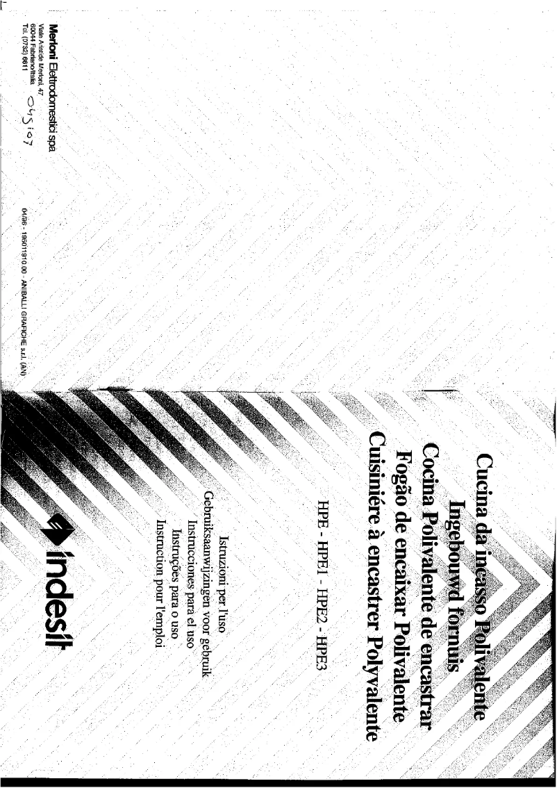 Página 1 del manual Manual de usuario Indesit HPE3