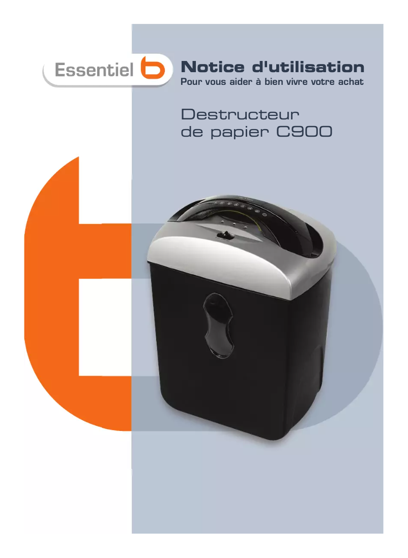 Image de la première page du manuel de l'appareil C900