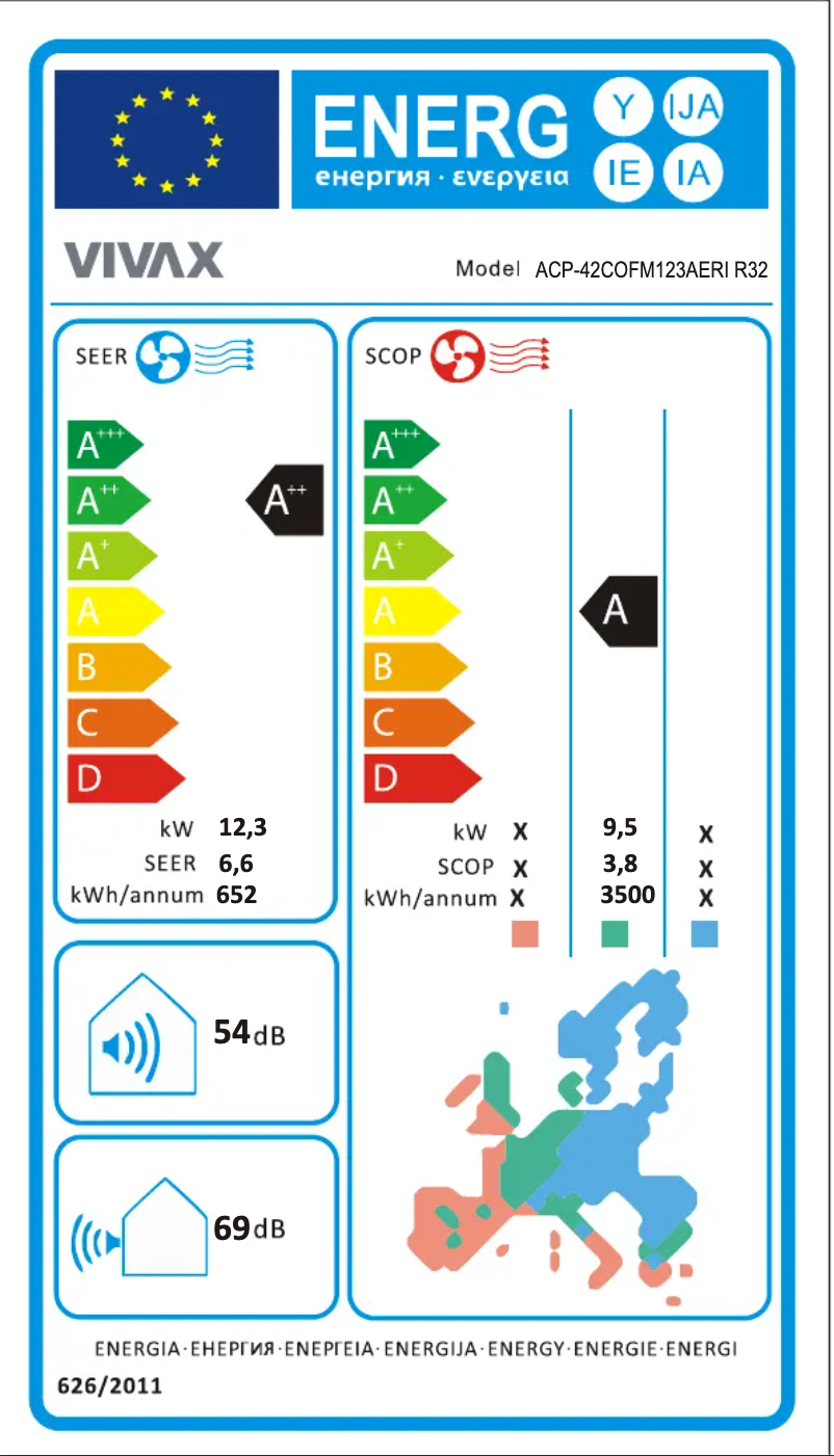Image de la première page du manuel de l'appareil ACP-42COFM120AERI