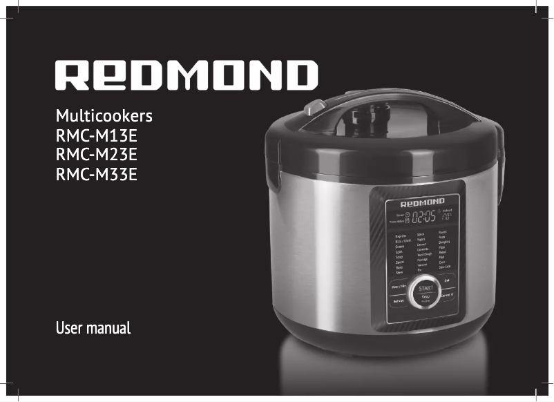 Image de la première page du manuel de l'appareil RMC-M13E