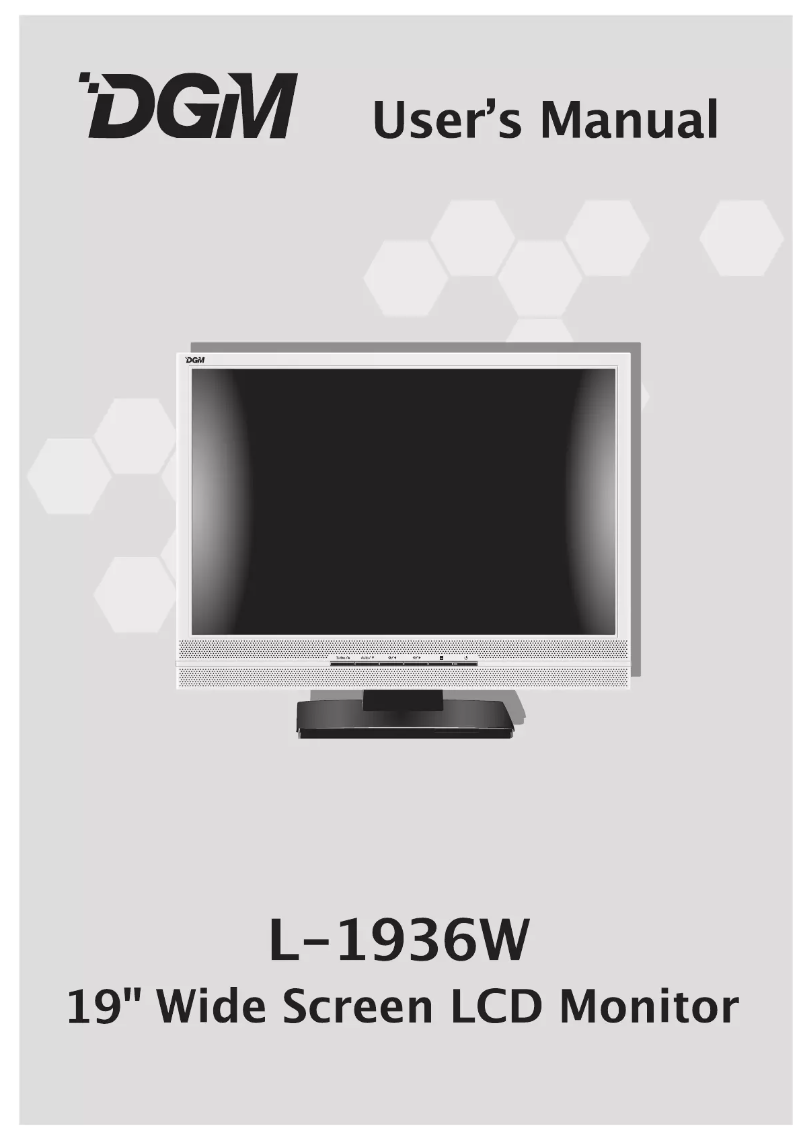 Page n°1 - Manuel utilisateur DGM L-1936W